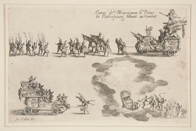 Savaş? la Barrière, Entr?e du Prince de Plaltzbourg by Jacques Callot