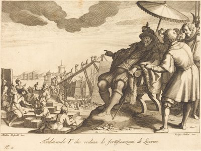 Livorno Limanı İnşaatı ve Güçlendirilmesi by Jacques Callot