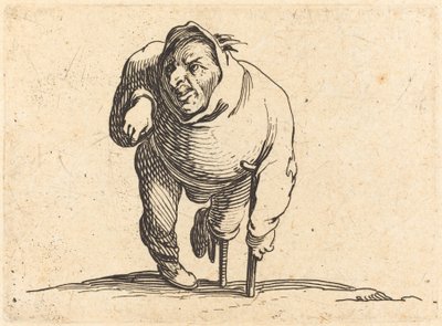 Koltuk Değneği ve Tahta Bacaklı Sakat by Jacques Callot