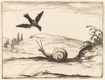 karga ve salyangoz by Jacques Callot