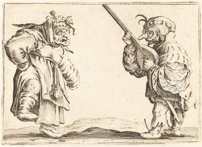 Udlu Dansçılar, c. 1622. by Jacques Callot