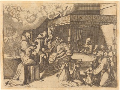Kraliçenin Ölümü, 1612. by Jacques Callot