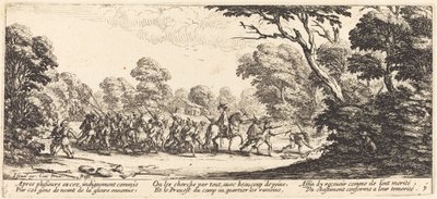 Suçlu Askerlerin Keşfi, c. 1633. by Jacques Callot