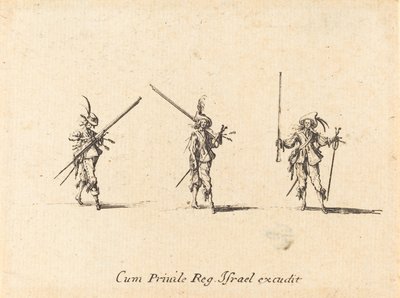 Tüfek ile matkap, 16341635. by Jacques Callot