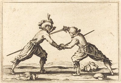 Kılıçlı Düello, c. 1622. by Jacques Callot