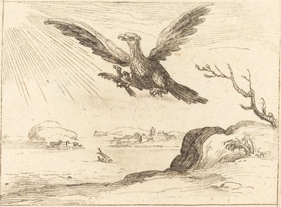 Kartal ve Genç. by Jacques Callot