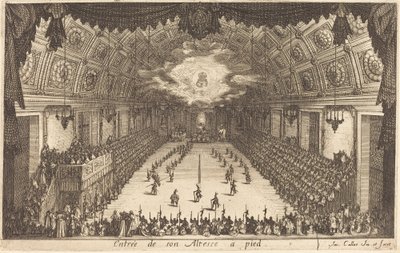 Majestelerinin Yaya Girişi, 1627. by Jacques Callot