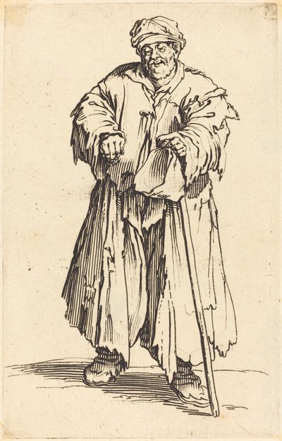 Gözleri Düşmüş Şişko Dilenci, c. 1622. by Jacques Callot