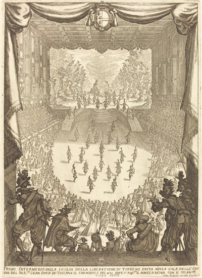 İlk Intermezzo, 1617. by Jacques Callot