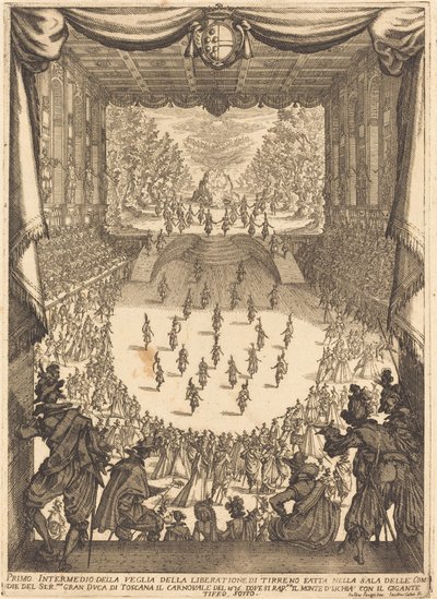 İlk Intermezzo, 1617. by Jacques Callot