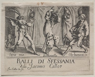 Ön yazı, 1621. by Jacques Callot