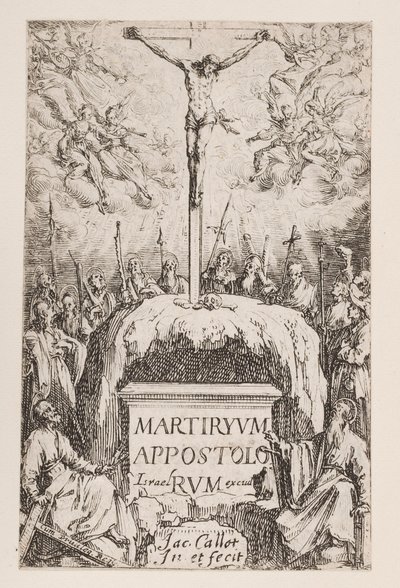 Cephe parçası; Havarilerin Şehitliğinden 1 Numara by Jacques Callot