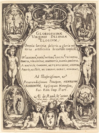 "Gloriosissimae" için ön yazı by Jacques Callot