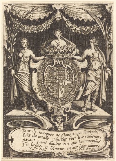 "Bariyerdeki Savaş" için ön yazı by Jacques Callot