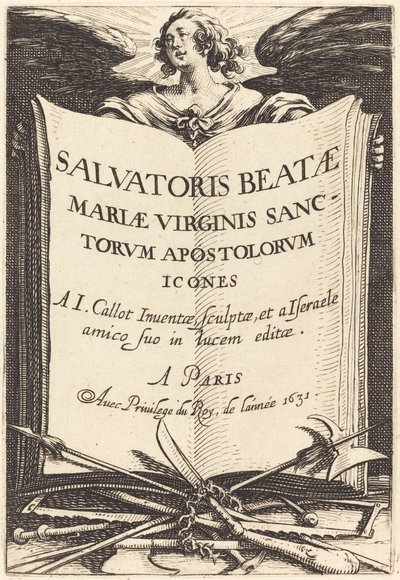 "Büyük Havariler" için ön yazı by Jacques Callot