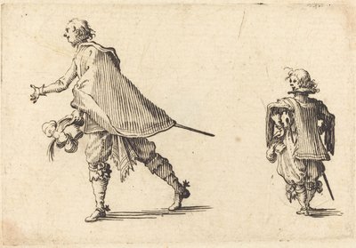 Beyefendi ve Sayfası, c. 1617. by Jacques Callot