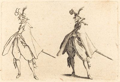 Beyefendi büyük manto, önden görünüm by Jacques Callot
