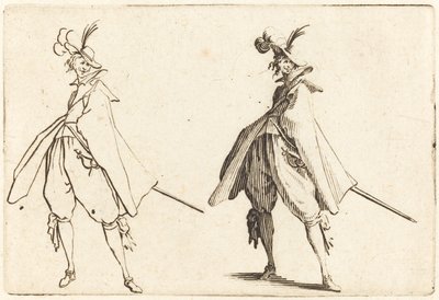 Beyefendi büyük manto, önden görünüm by Jacques Callot