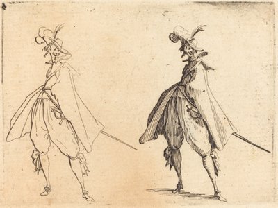 Beyefendi büyük manto, önden görünüm by Jacques Callot