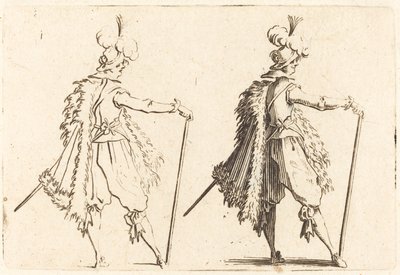 Bastonlu beyefendi by Jacques Callot