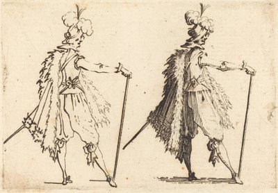 Bastonlu beyefendi by Jacques Callot