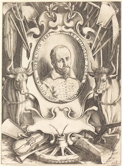 Giovanni Domenico Peri, 1619. by Jacques Callot