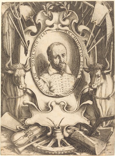 Giovanni Domenico Peri, 1619. by Jacques Callot