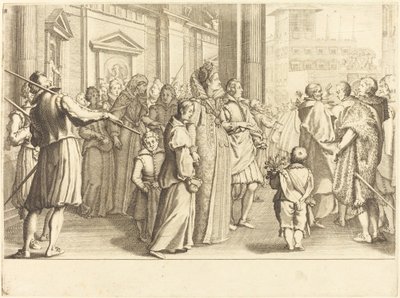 Genç Kızların Töreninde Grandüşes by Jacques Callot