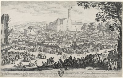 Impruneta Fuarı by Jacques Callot
