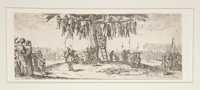 Savaşın Büyük Sefaletlerinden Asma by Jacques Callot