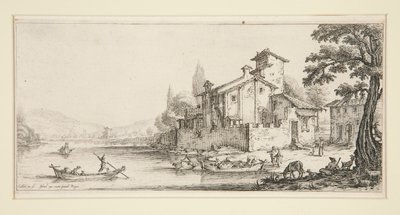 üzerindeki yürüyüş by Jacques Callot