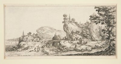 Giovanni de Medici için Manzaralardan 6. Manzara by Jacques Callot