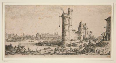Pont Neuf, Paris by Jacques Callot