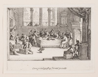 La Vie de l serisinden Mülkiyet Bölümü (Talihin Katkısı), by Jacques Callot
