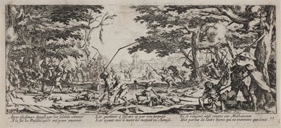 Savaşın Sefaletleri ve Talihsizlikleri (blad 17) by Jacques Callot