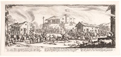 Savaşın Sefaletleri ve Talihsizlikleri (blad 7) by Jacques Callot