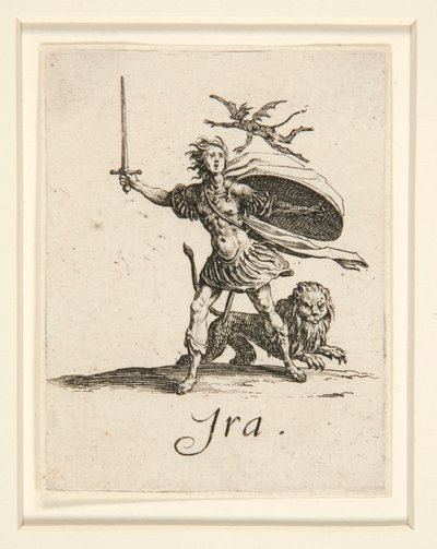Yedi Ölümcül Günah: La Colere (Öfke) by Jacques Callot