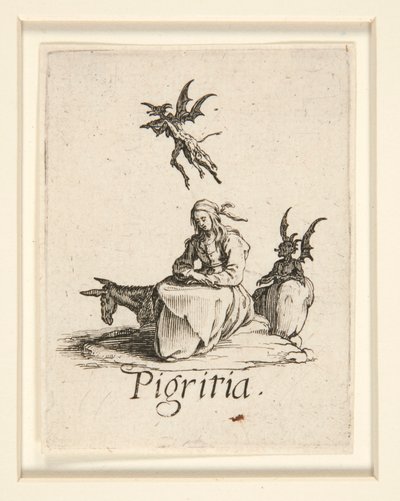 Yedi Ölümcül Günah: Tembellik by Jacques Callot