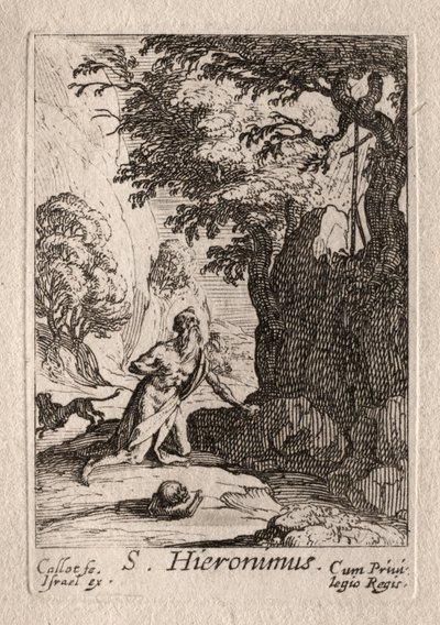 Tövbekarlar: St. Jerome by Jacques Callot