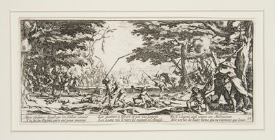 Savaşın büyük sefaletleri: N. 17 - Köylülerin intikamı by Jacques Callot