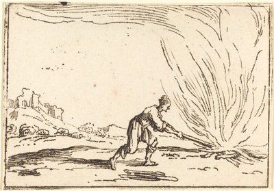 Ateşe Gelen Adam by Jacques Callot