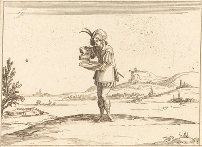 İnci Yıkanan Adam. by Jacques Callot