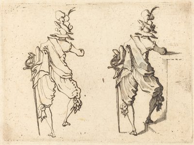 kılıçlı adam by Jacques Callot