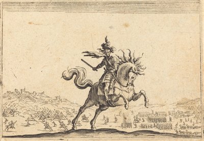 Atlı Askeri Komutan, c. 1622. by Jacques Callot
