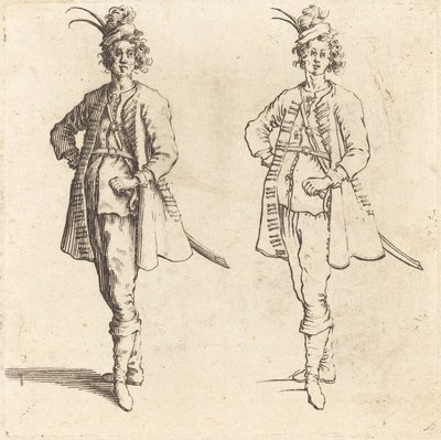 Memur, Önden Görünüm by Jacques Callot