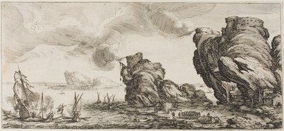 Pantalone, Üç İtalyan Komedyen'den by Jacques Callot