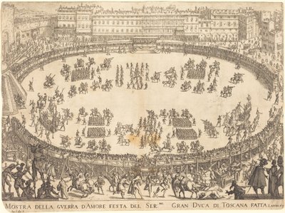 Amfitiyatroda geçit töreni by Jacques Callot