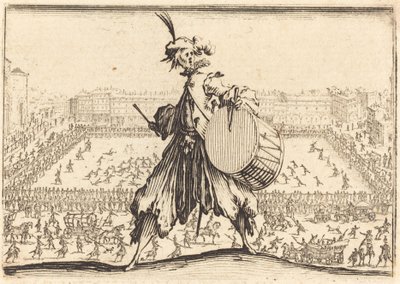 Piazza Santa Croce, Floransa by Jacques Callot