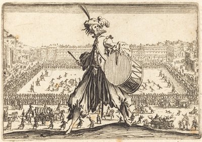 Piazza Santa Croce, Floransa by Jacques Callot