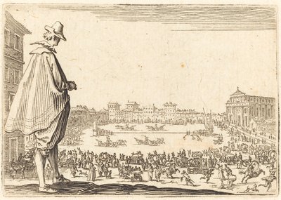 Piazza Santa Maria Novella, Floransa by Jacques Callot